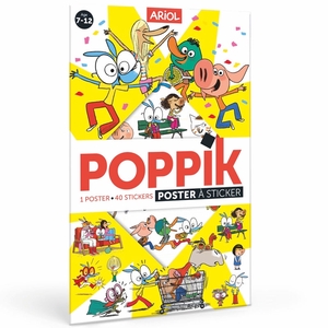Poster à sticker + 45 stickers ARIOL (7-12 ans)