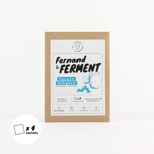 Fernand le Ferment - Ferments lactiques pour yaourt bulgare maison (4 sachets)