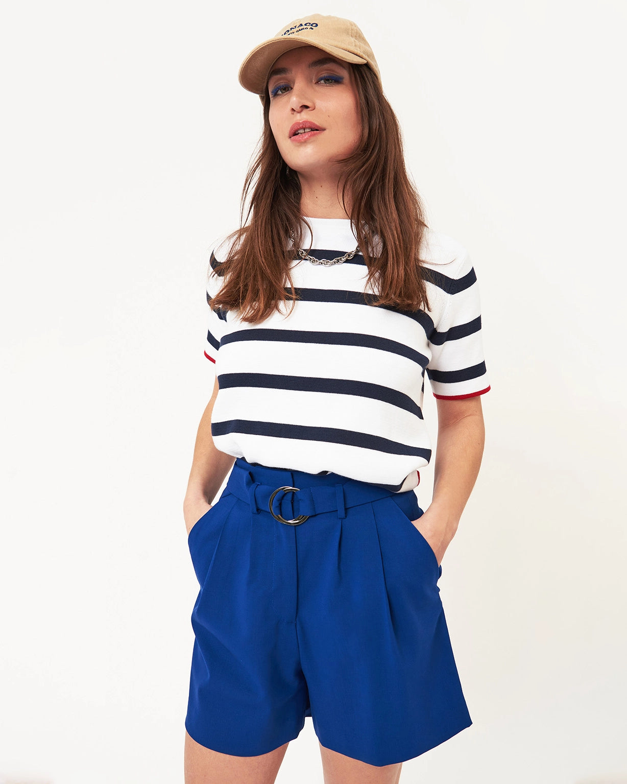 Short tailleur Rome Cobalt