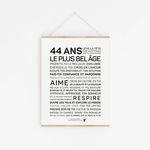 Affiche "44 ans"