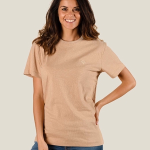 T-shirt femme Ampato marron clair