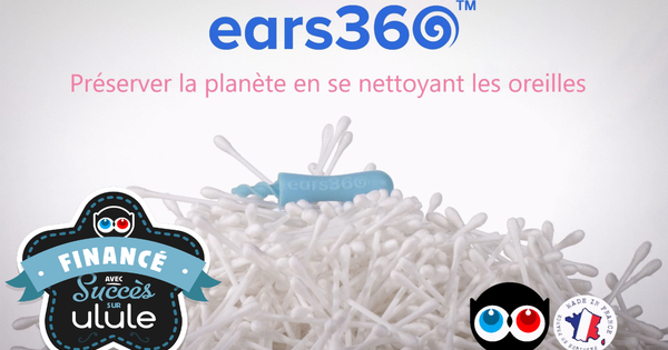 Ears 360 - Le coton tige réutilisable en silicone à spirale