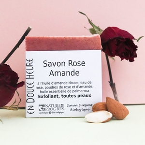 Savon Exfoliant Rose Amande