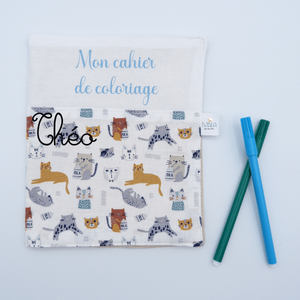 Cahier de coloriage Maël - chats 🐈‍⬛