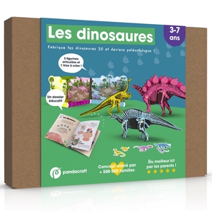 Coffret ludo-éducatif LES DINOSAURES (3-7 ans)