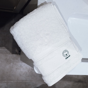 La serviette de toilette toute douce en coton bio | Blanc pur