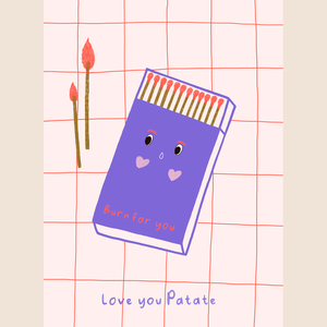 Carte Love You Patate