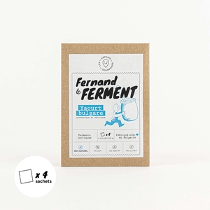 Fernand le Ferment - Ferments lactiques pour yaourt bulgare maison (4 sachets)