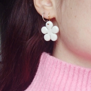 Boucles d'oreilles - Clara en Porcelaine