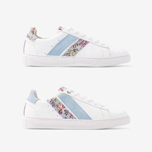 Sneakers Blue Floral