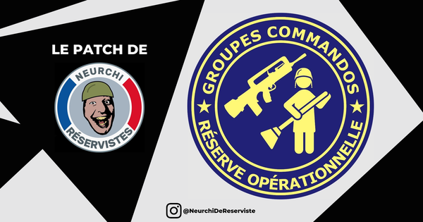 Le patch des commandos réservistes