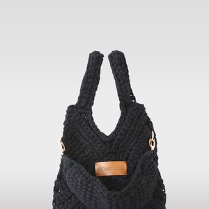 TOP BAG Crochet - Noir