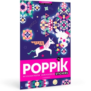 Poster géant + 1000 stickers - CONSTELLATION (6-12 ans)